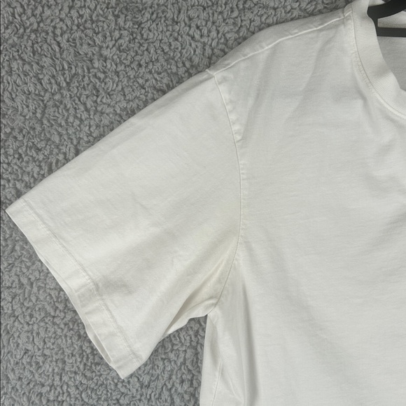 AGOLDE Salma Tee Crewneck Short Sleeve Cotton Relaxed White Top Size S - Picture 5 of 16